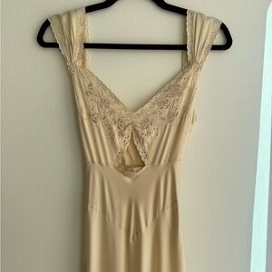 Doen Heirloom Saoirse Dress in Mother of Pearl XS
